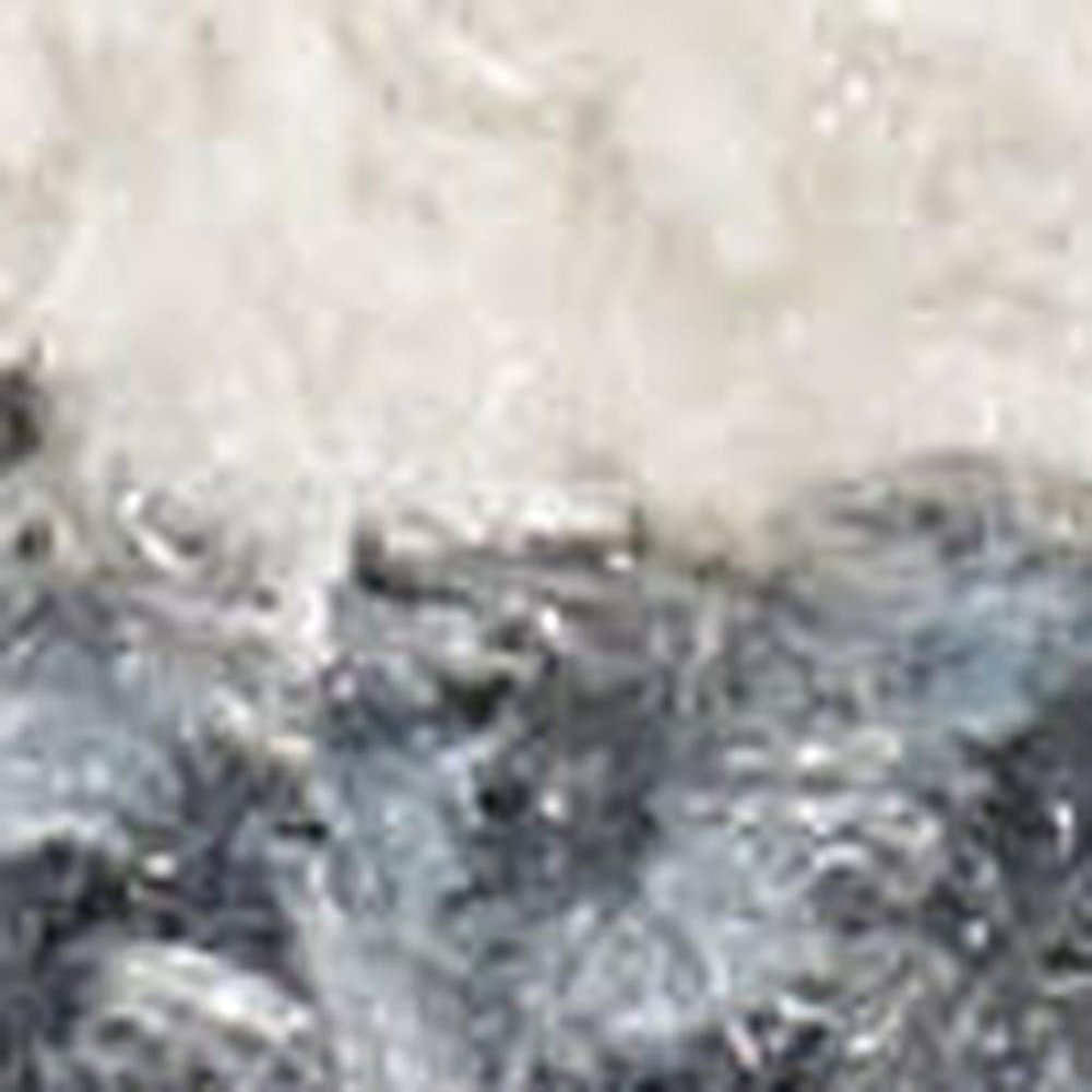 12' Blue And Ivory Geometric Washable Runner Rug