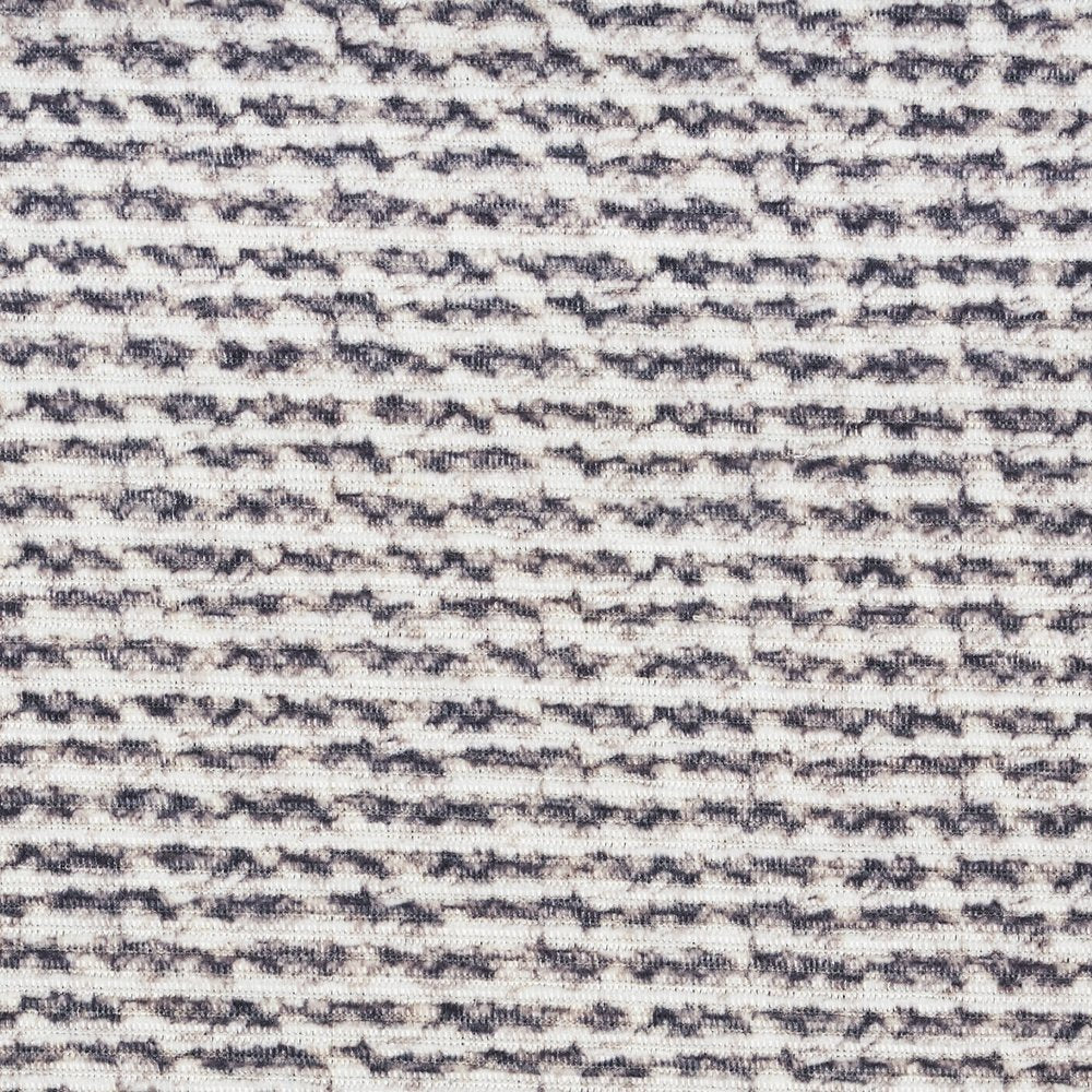 6' X 9' Gray and Ivory Abstract Power Loom Washable Non Skid Area Rug