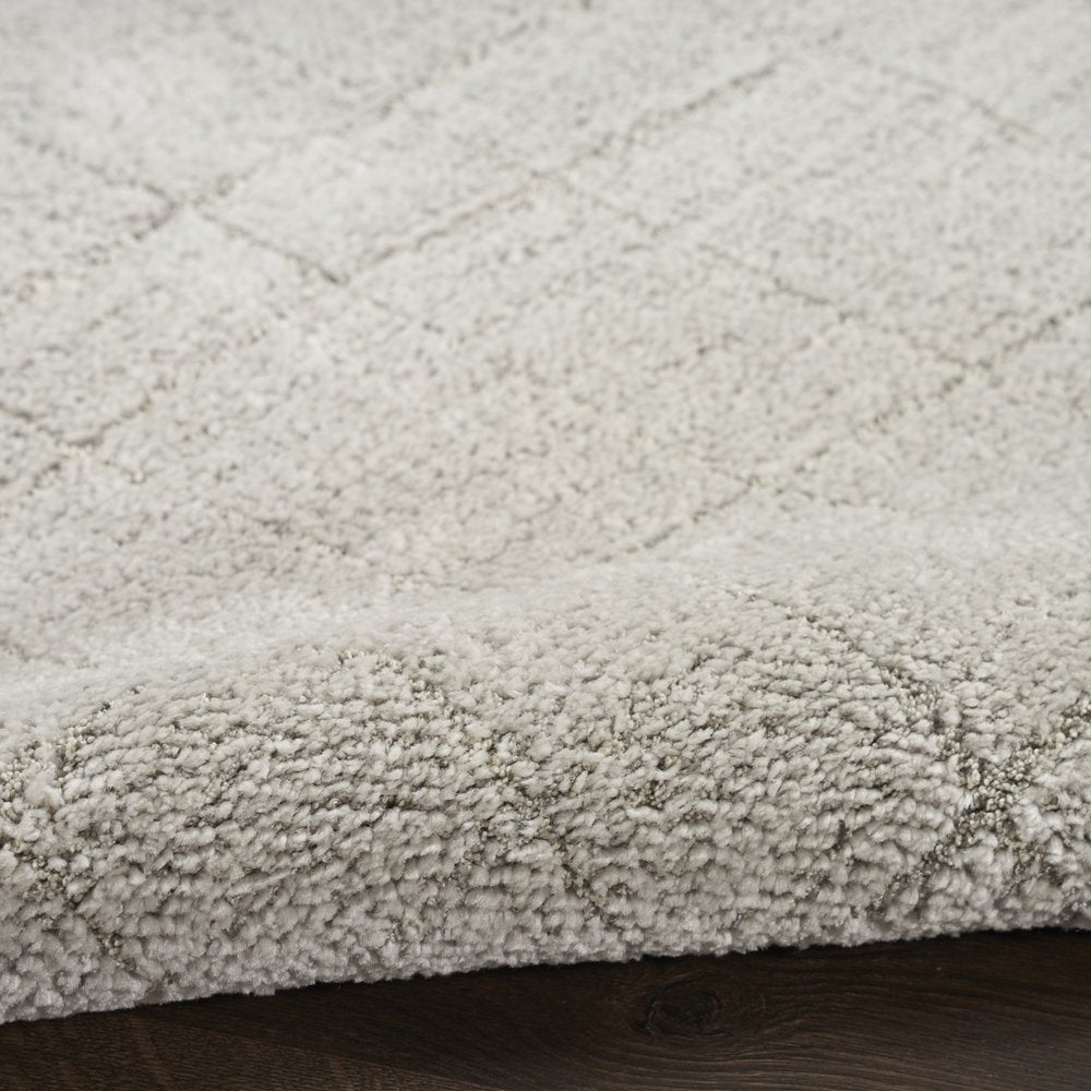 4' X 6' Beige and Gray Abstract Power Loom Area Rug