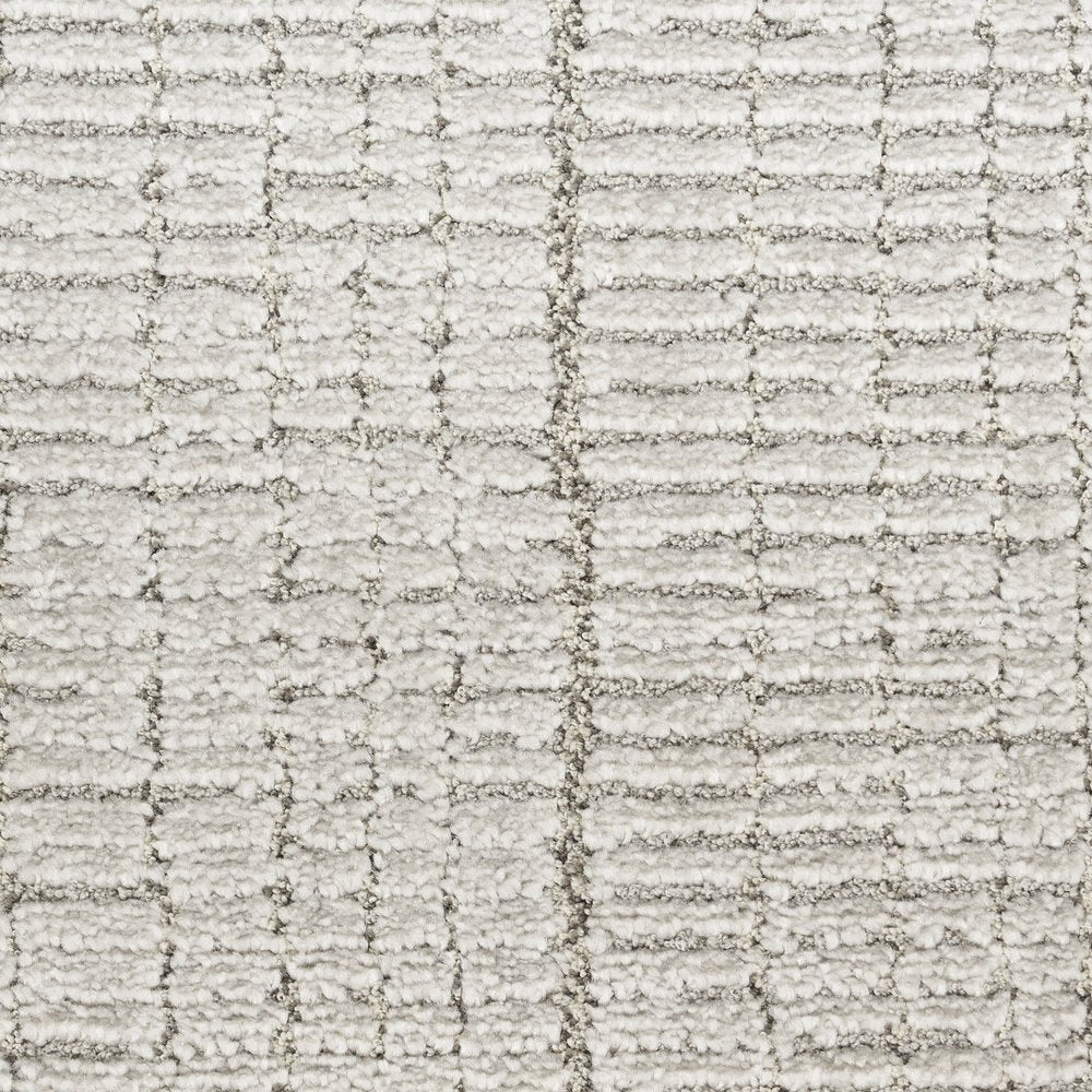 4' X 6' Gray And Silver Abstract Area Rug