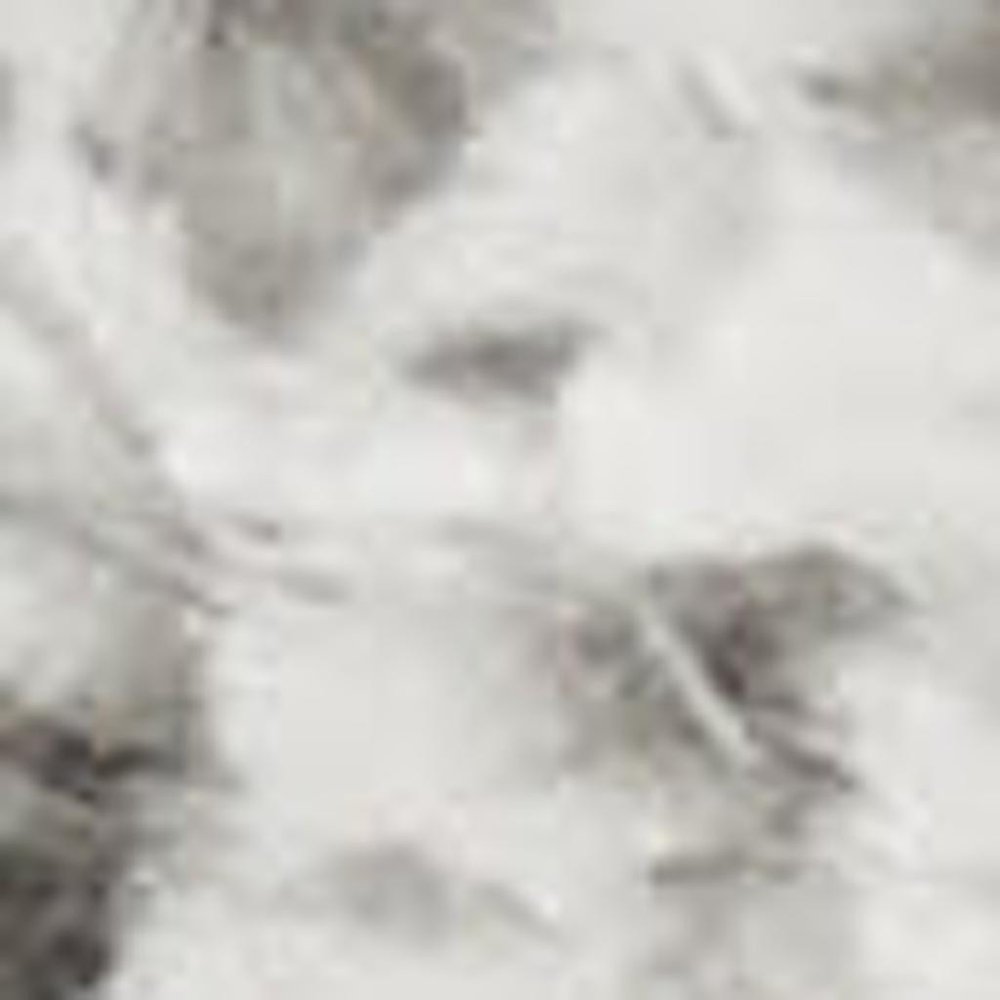 5' X 7' Silver Shag Area Rug