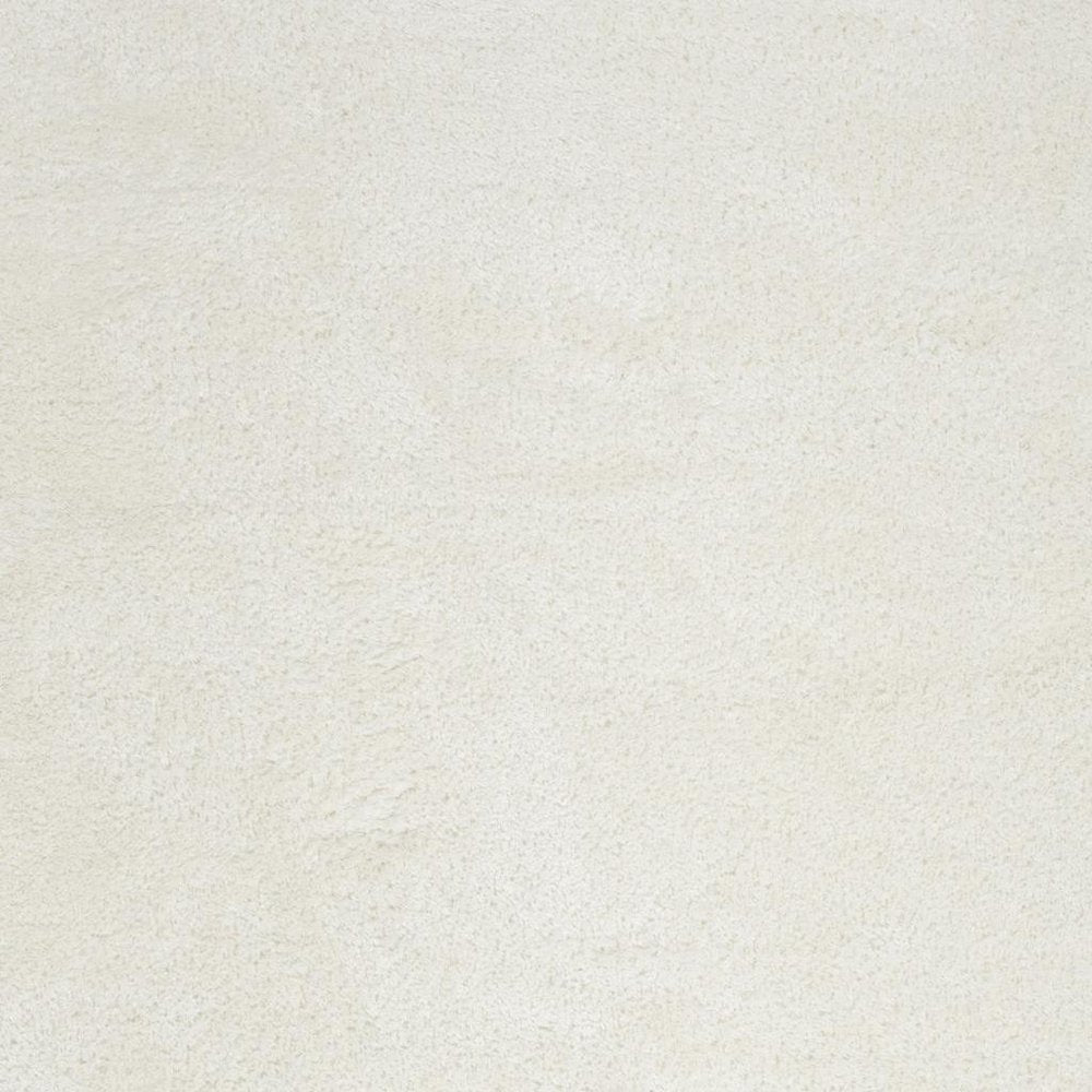 5' X 7' Ivory Shag Area Rug