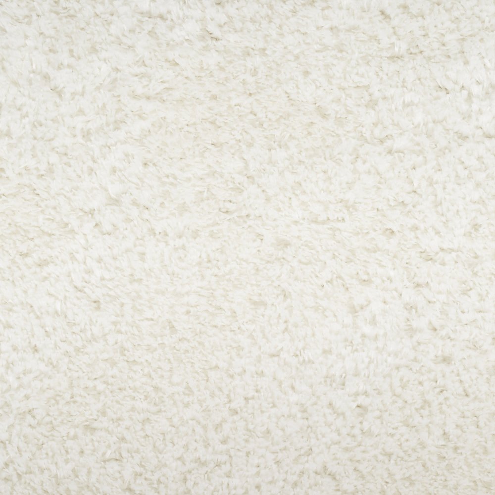 5' X 7' Ivory Shag Area Rug