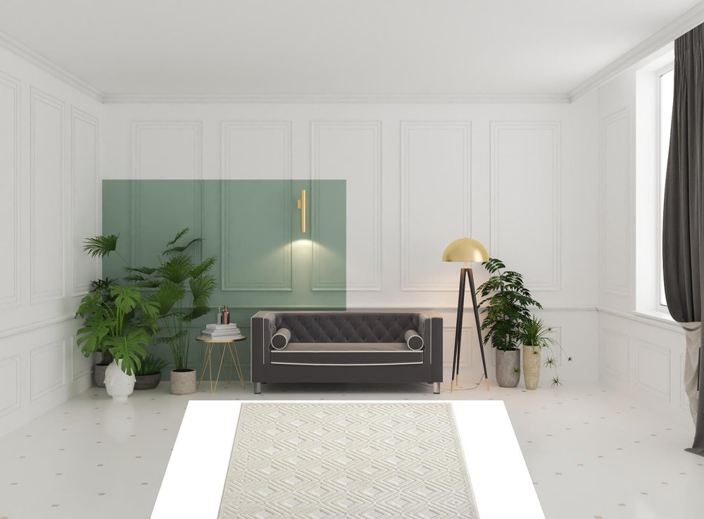 5' X 7' Beige Geometric Area Rug