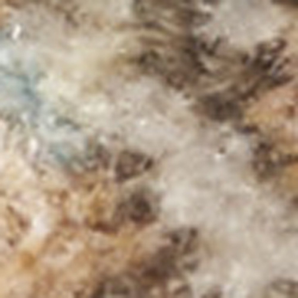 8' Blue And Silver Floral Medallion Distressed Washable Runner Rug