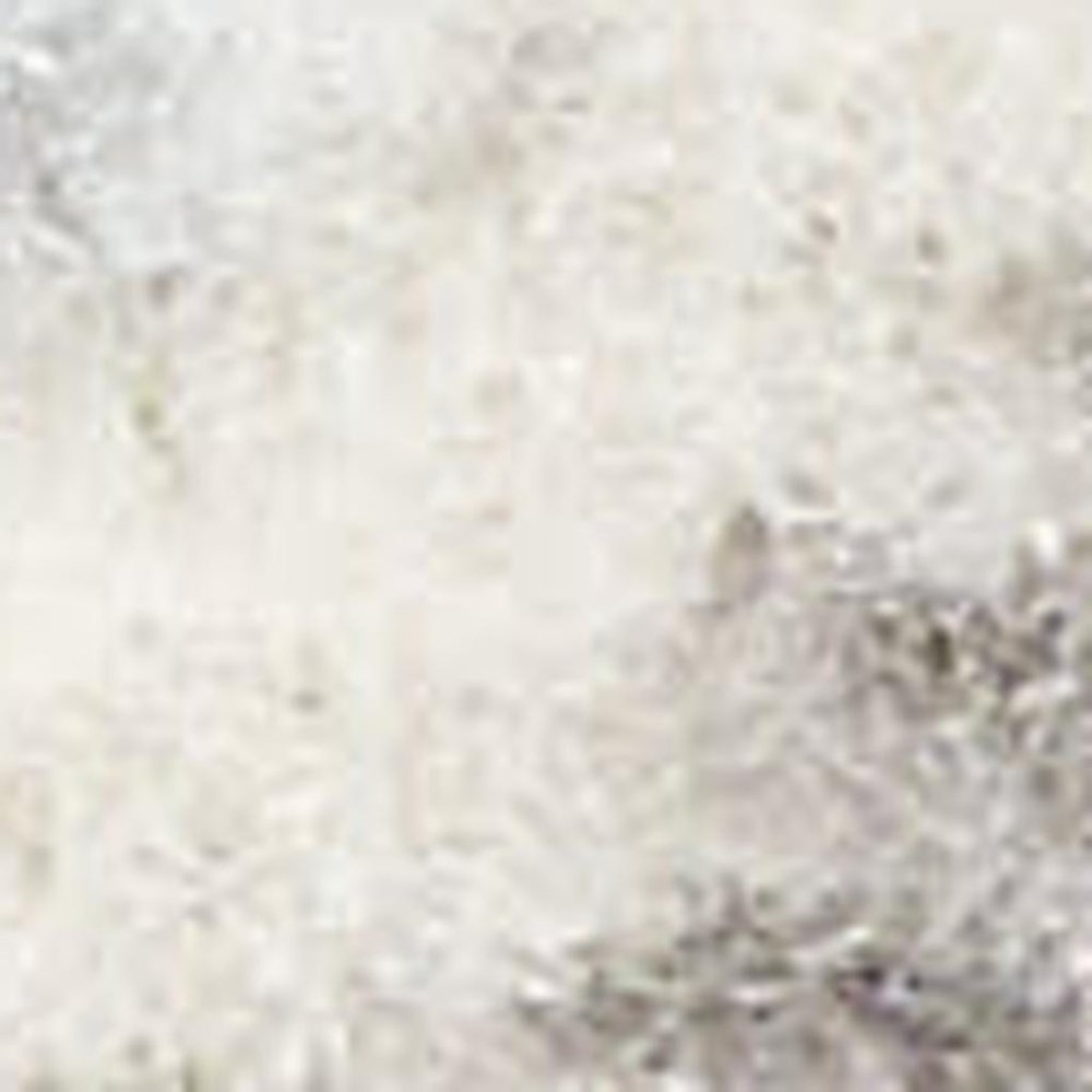 8' Gray And Ivory Geometric Runner Rug