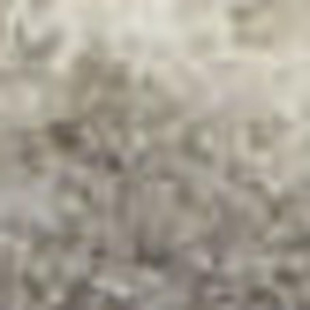 5' X 7' Gray and Ivory Striped Power Loom Distressed Area Rug