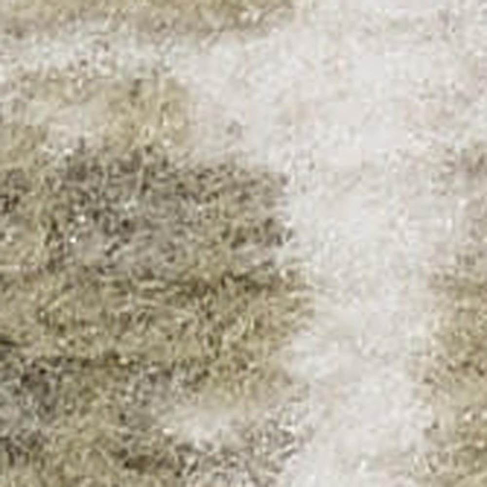 5' X 7' Green and Ivory Medallion Power Loom Distressed Area Rug