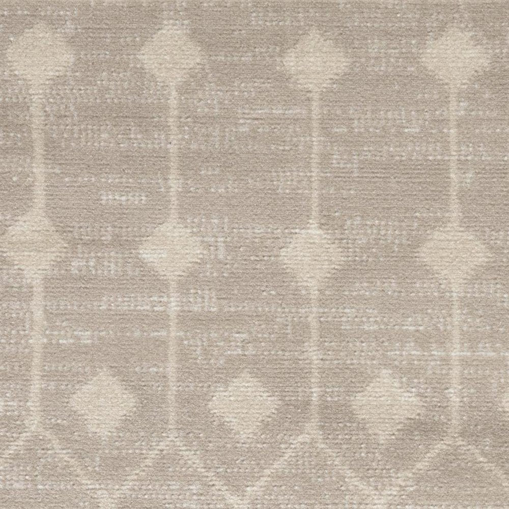 2' X 4' Beige and Ivory Moroccan Power Loom Area Rug