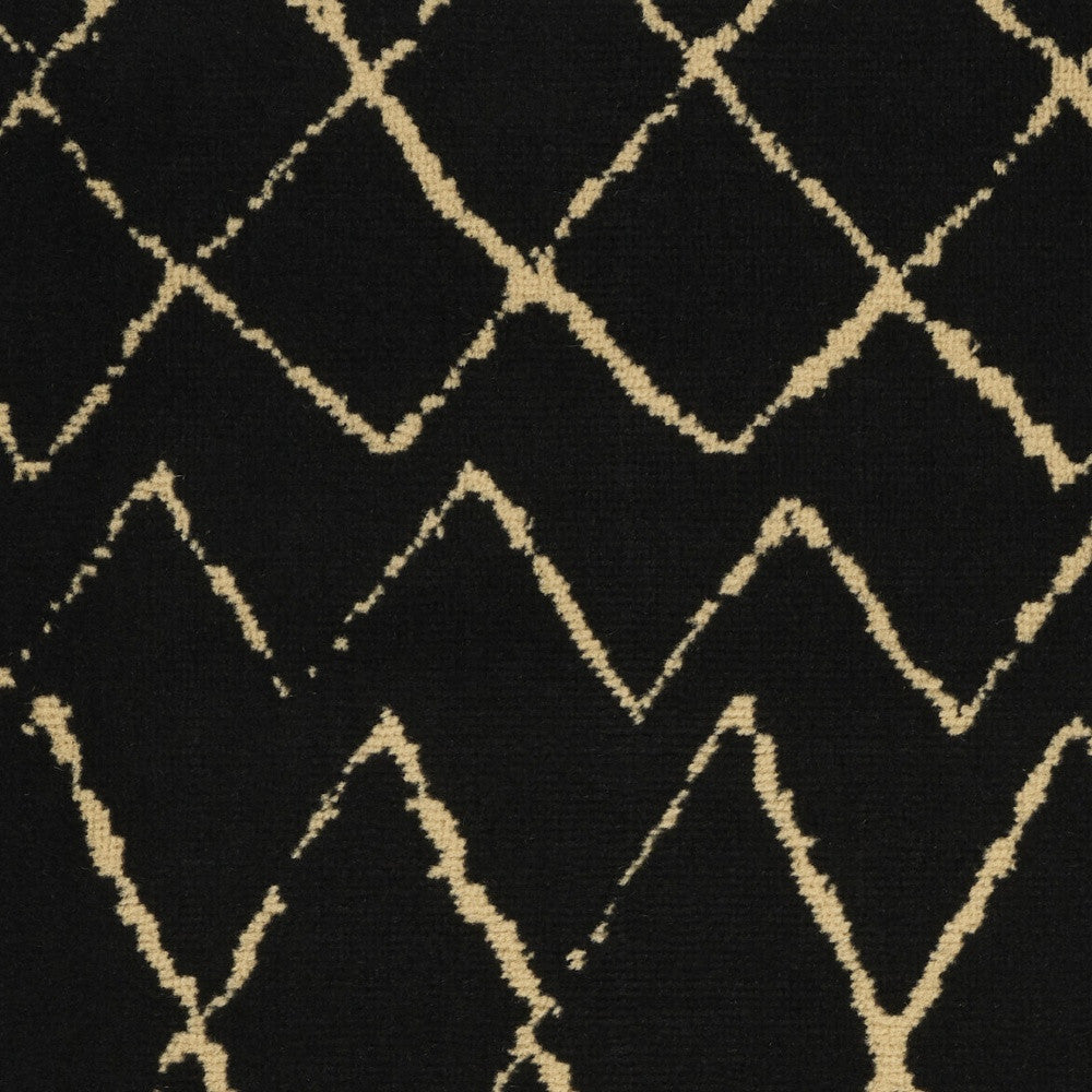 2' X 4' Beige And Black Floral Distressed Area Rug