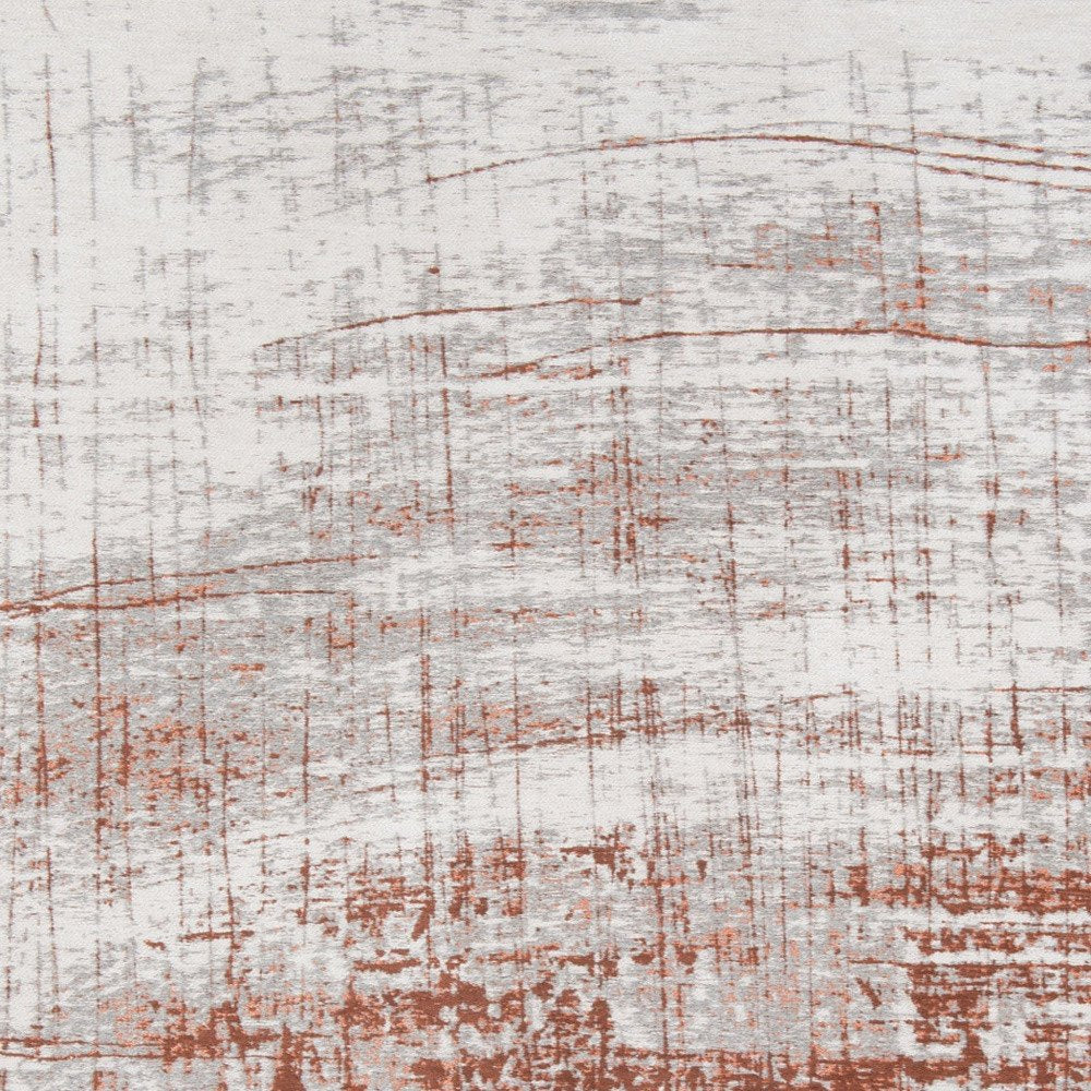 8' X 11' Gray and Yellow Abstract Non Skid Area Rug