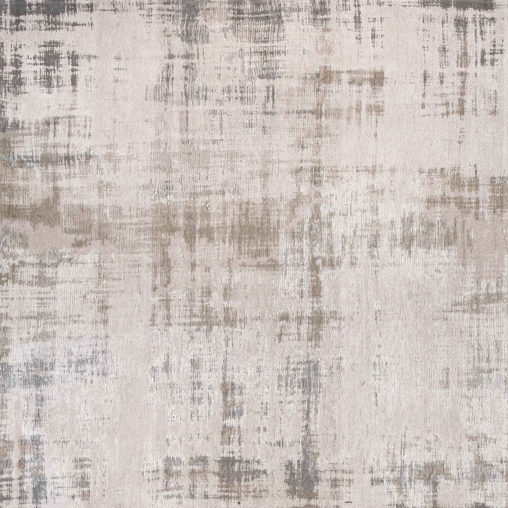 5' X 7' Gray and Beige Abstract Non Skid Area Rug