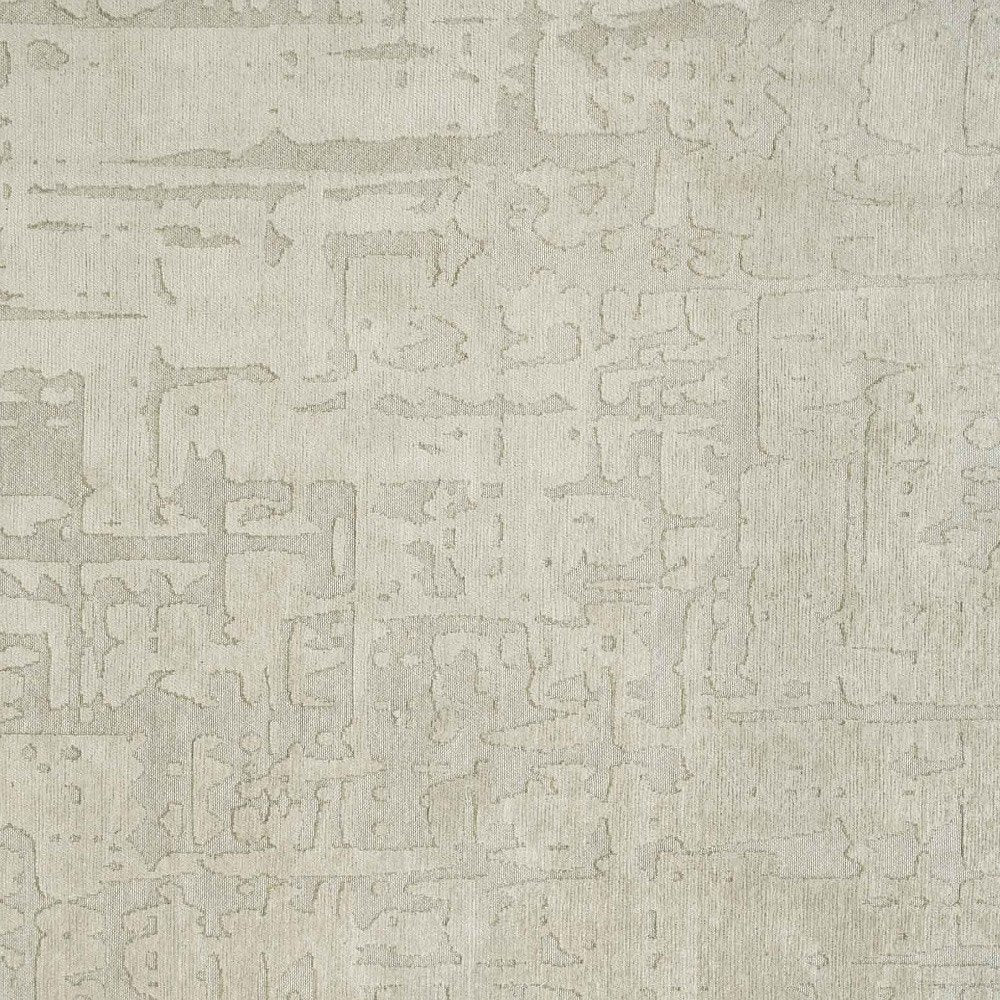 3' X 5' Gray and Beige Abstract Non Skid Area Rug