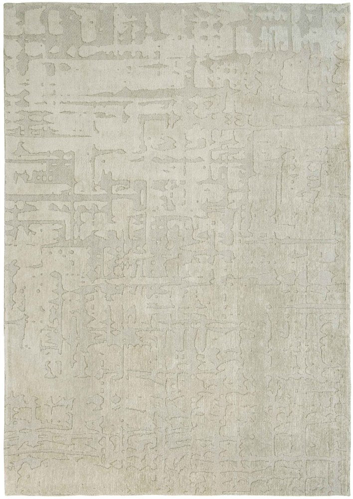 8' X 11' Gray and Beige Abstract Non Skid Area Rug