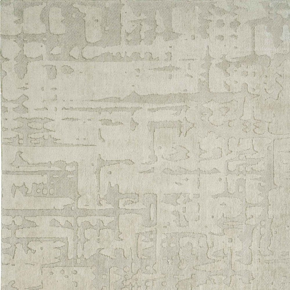 8' X 11' Gray and Beige Abstract Non Skid Area Rug