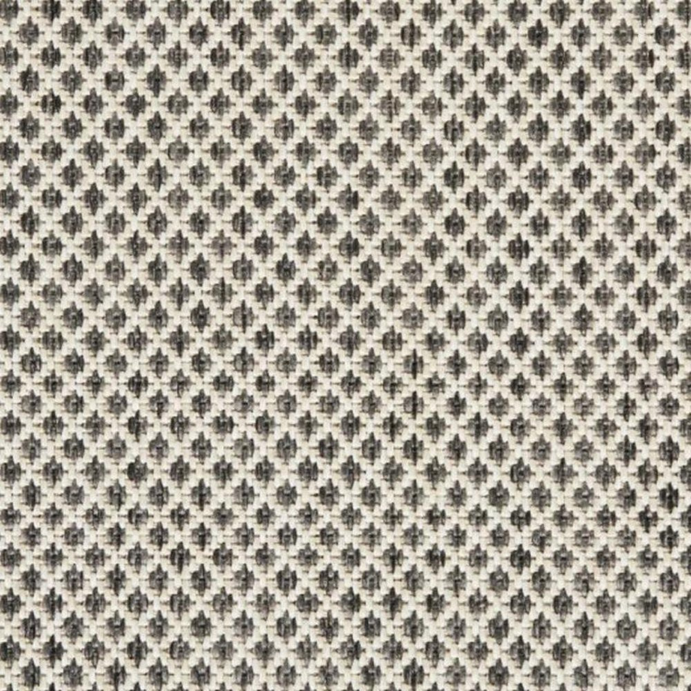 5' X 7' Cream Floral Power Loom Area Rug