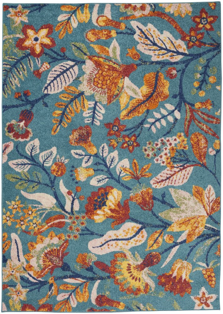 9' X 12' Gray Floral Vines Power Loom Area Rug