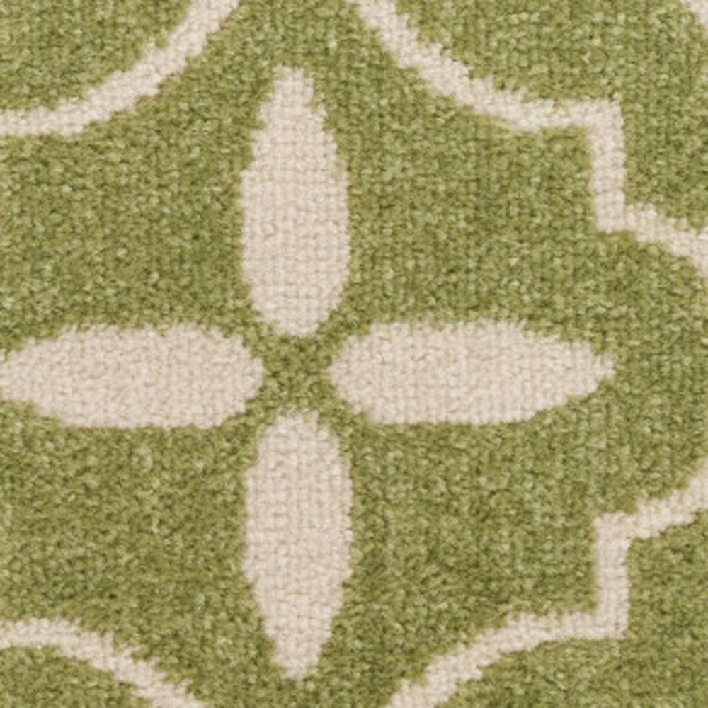 12' Blue And Yellow Floral Runner Rug