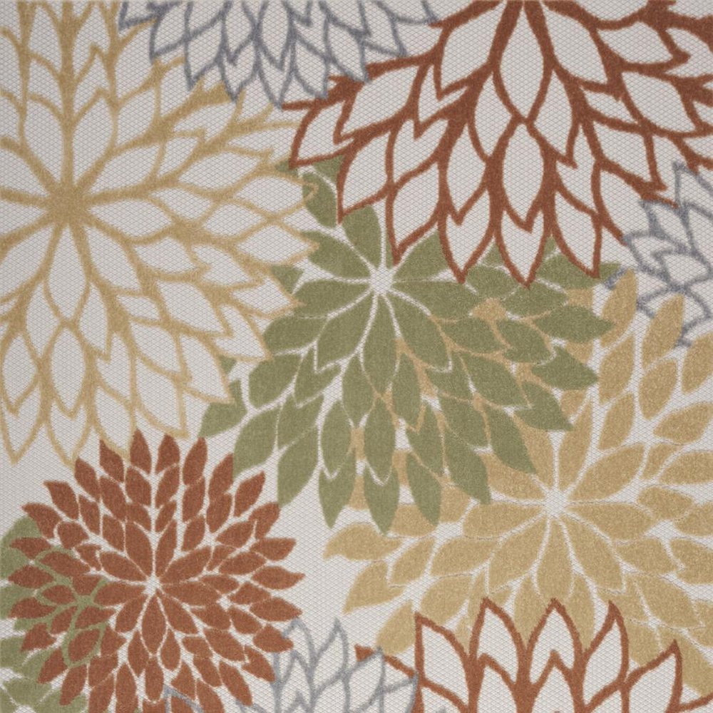 5' X 7' Cream Abstract Distressed Area Rug