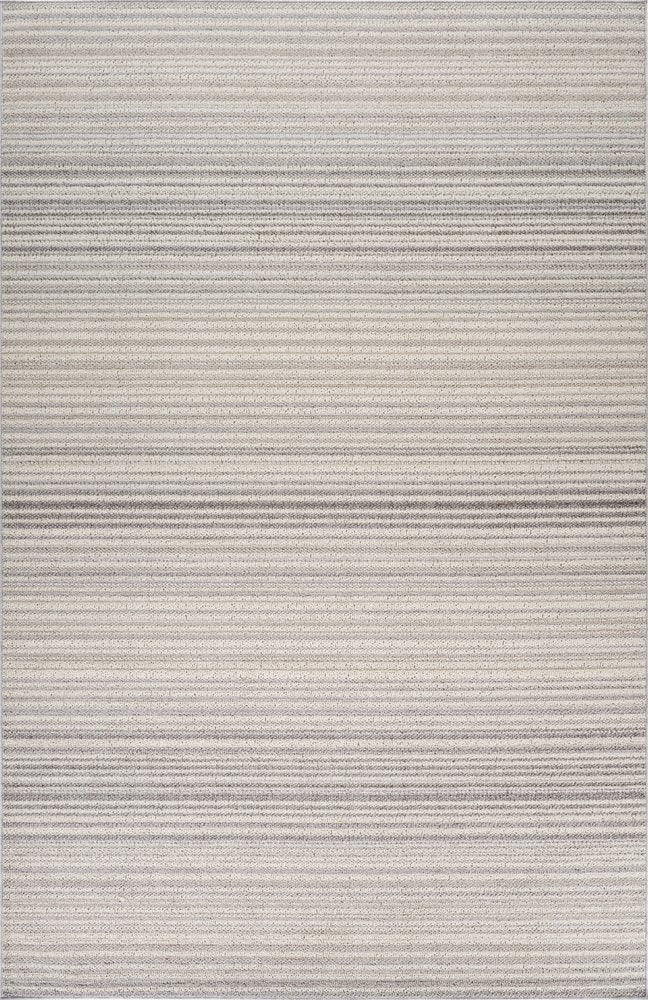 4' X 6' Gray and Ivory Abstract Area Rug