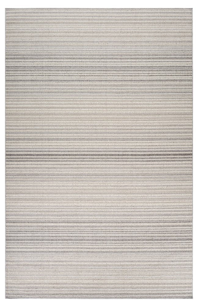 4' X 6' Gray and Ivory Abstract Area Rug