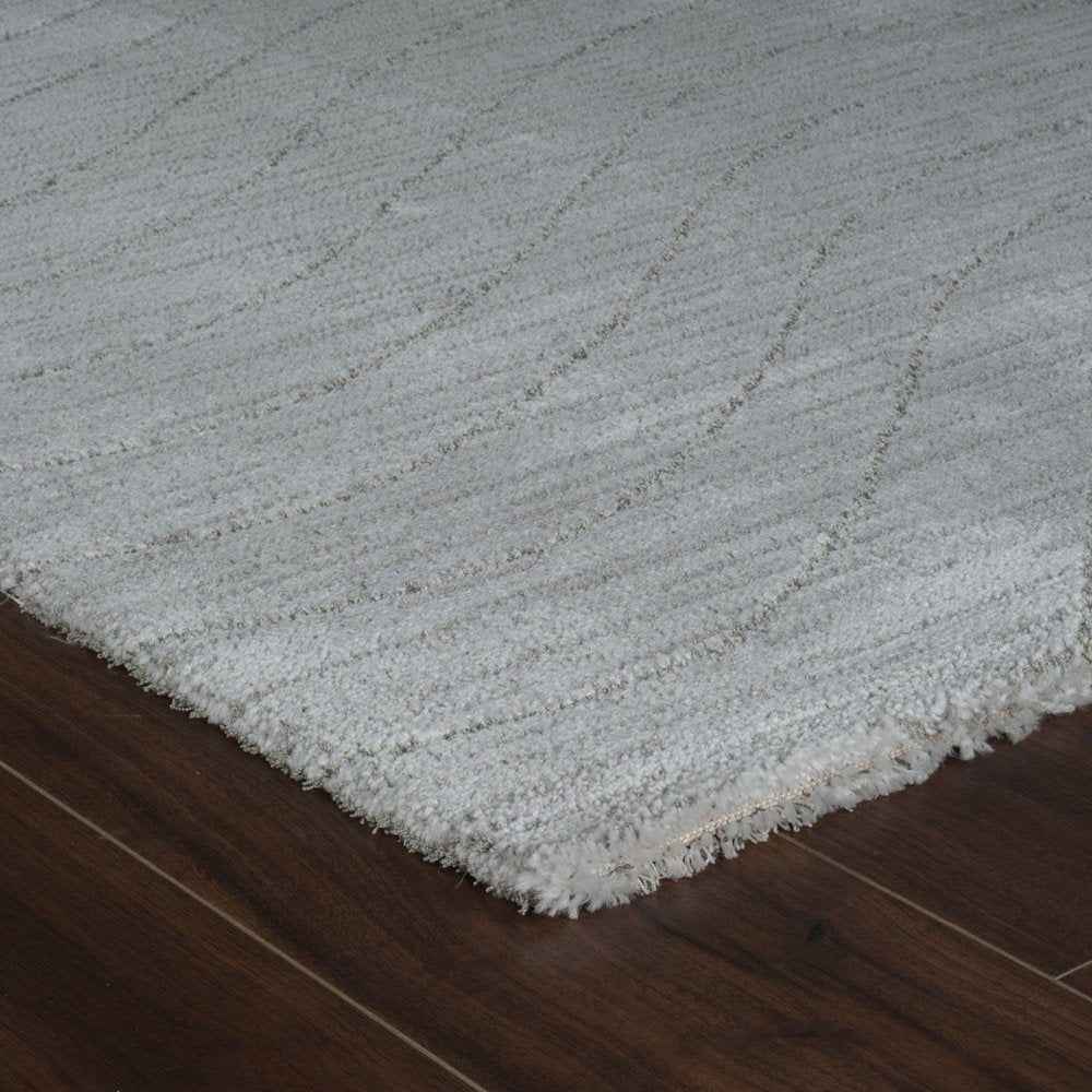 7' X 10' Gray Abstract Non Skid Area Rug