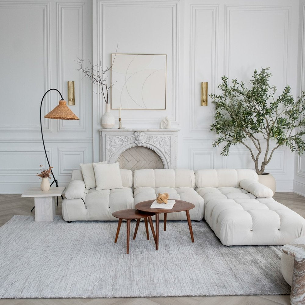 7' X 10' Gray Abstract Non Skid Area Rug