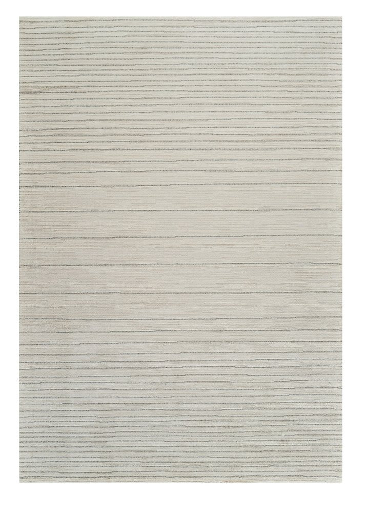 8' X 11' Cream and Beige Abstract Non Skid Area Rug