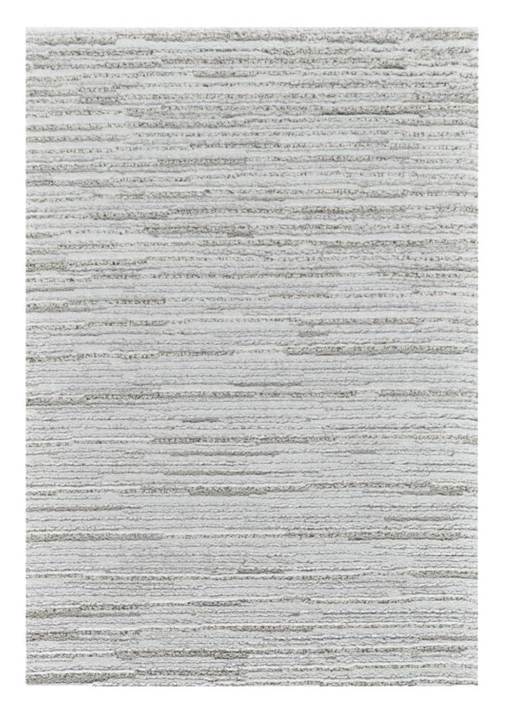8' Gray Abstract Non Skid Runner Rug