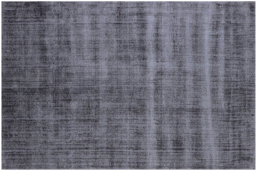 8' X 10' Charcoal Hand Loomed Area Rug