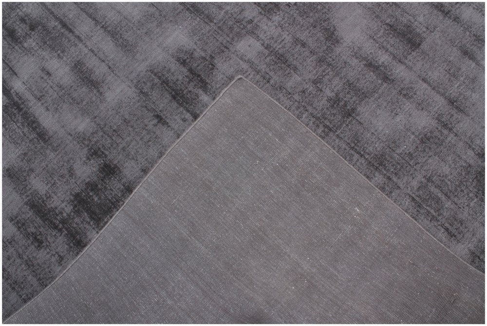 8' X 10' Charcoal Hand Loomed Area Rug