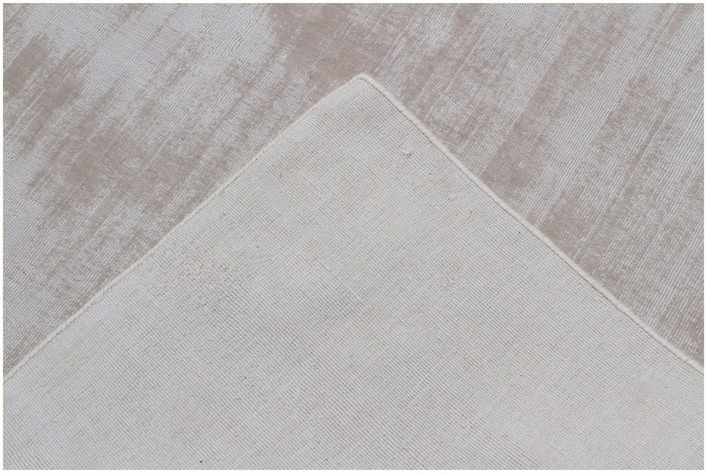 9' X 12' Ivory and Light Gray Abstract Hand Loomed Area Rug