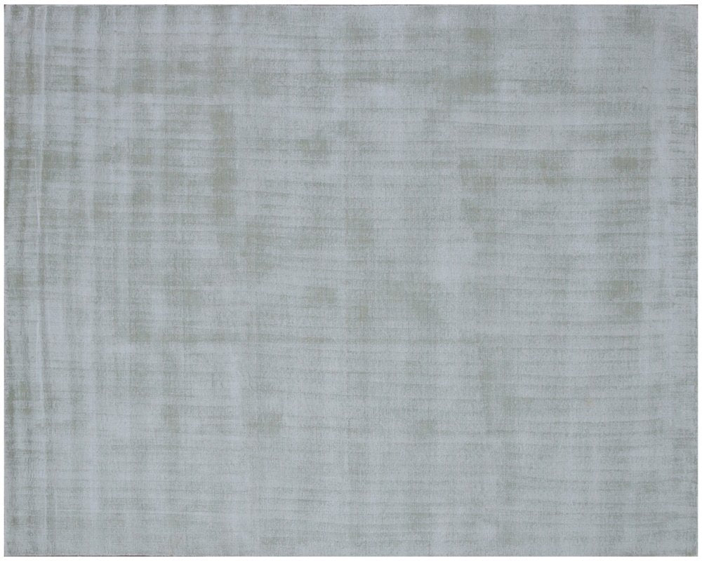 9' X 12' Green Hand Loomed Area Rug