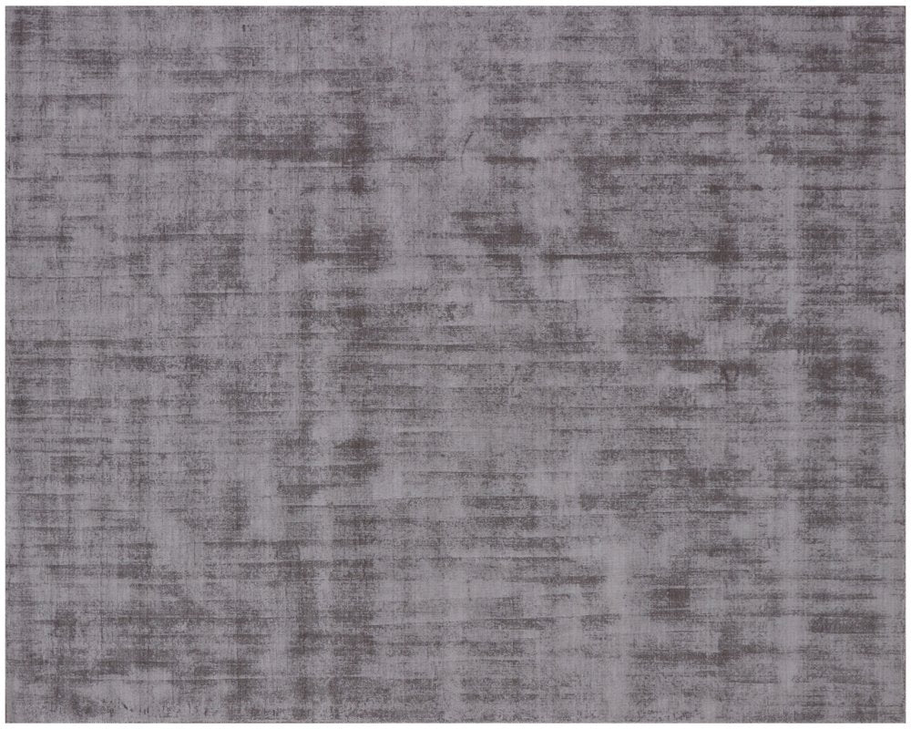 8' X 10' Dark Brown Hand Loomed Area Rug