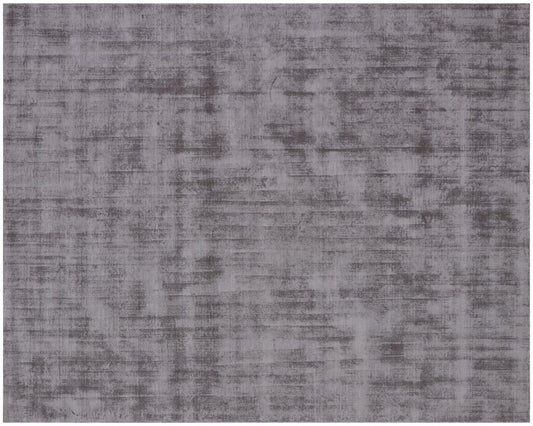 8' X 10' Dark Brown Hand Loomed Area Rug