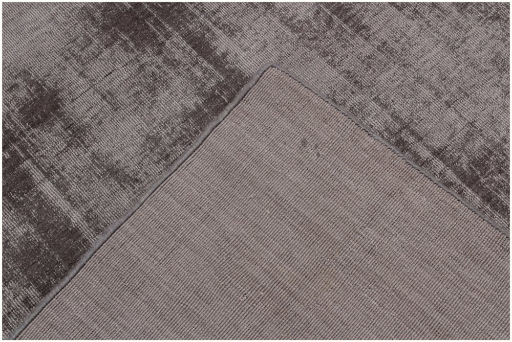 9' X 12' Dark Brown Hand Loomed Area Rug