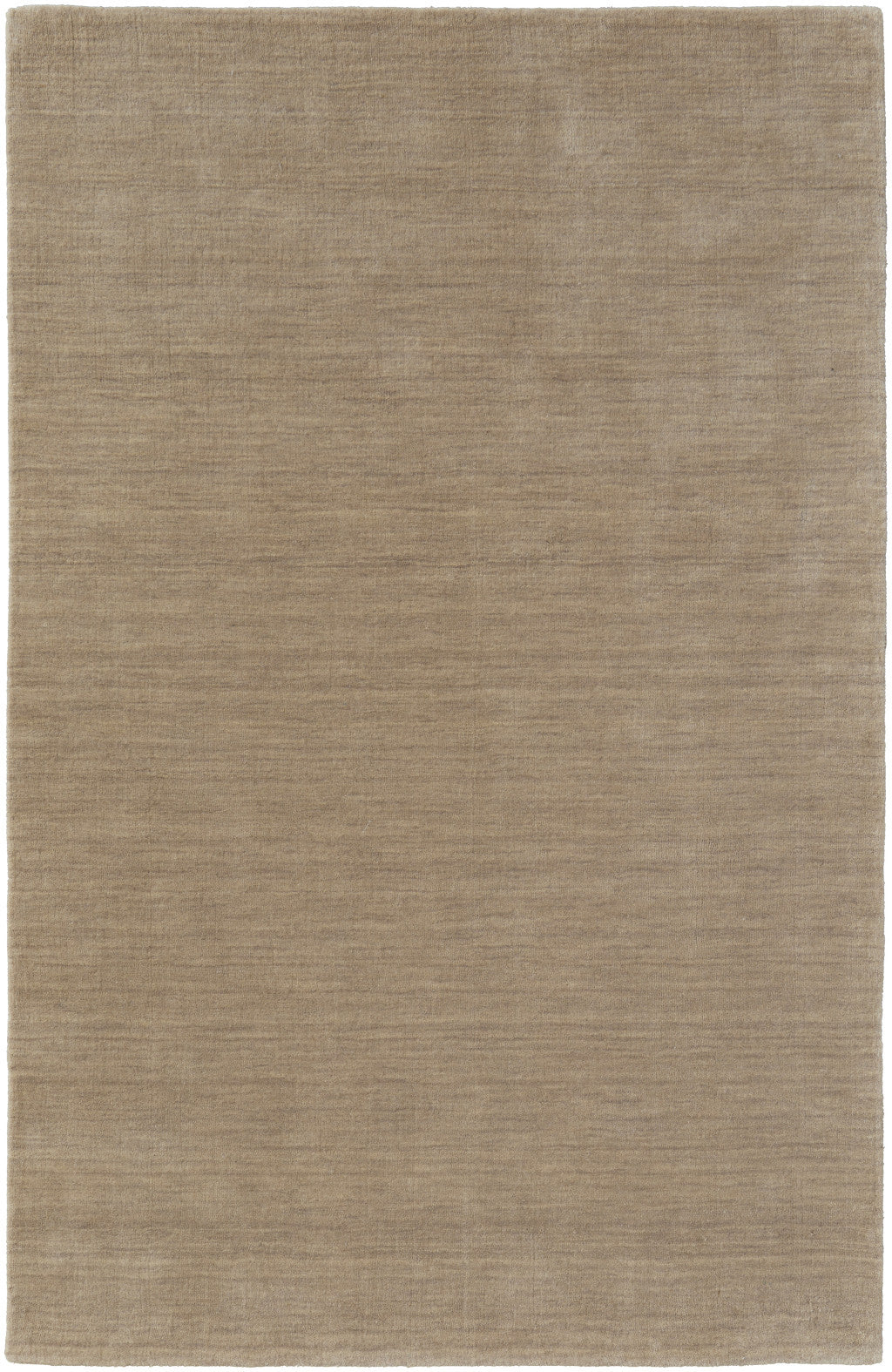 4' X 6' Tan Wool Hand Woven Area Rug
