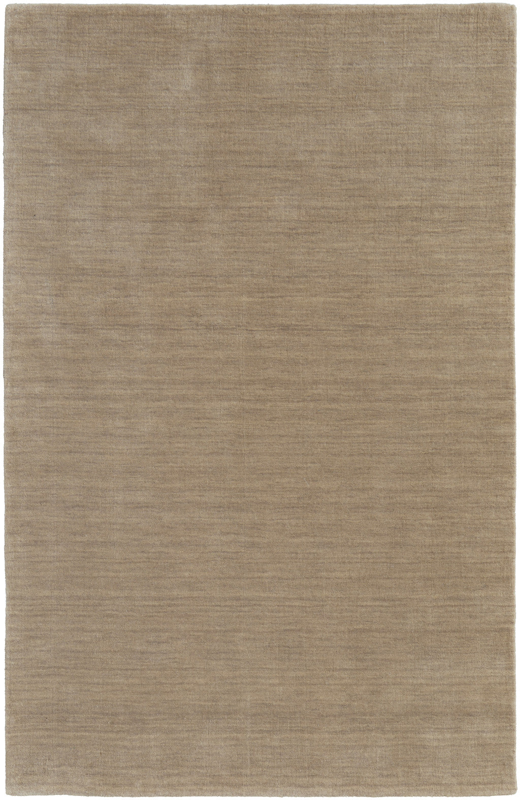 4' X 6' Tan Wool Hand Woven Area Rug