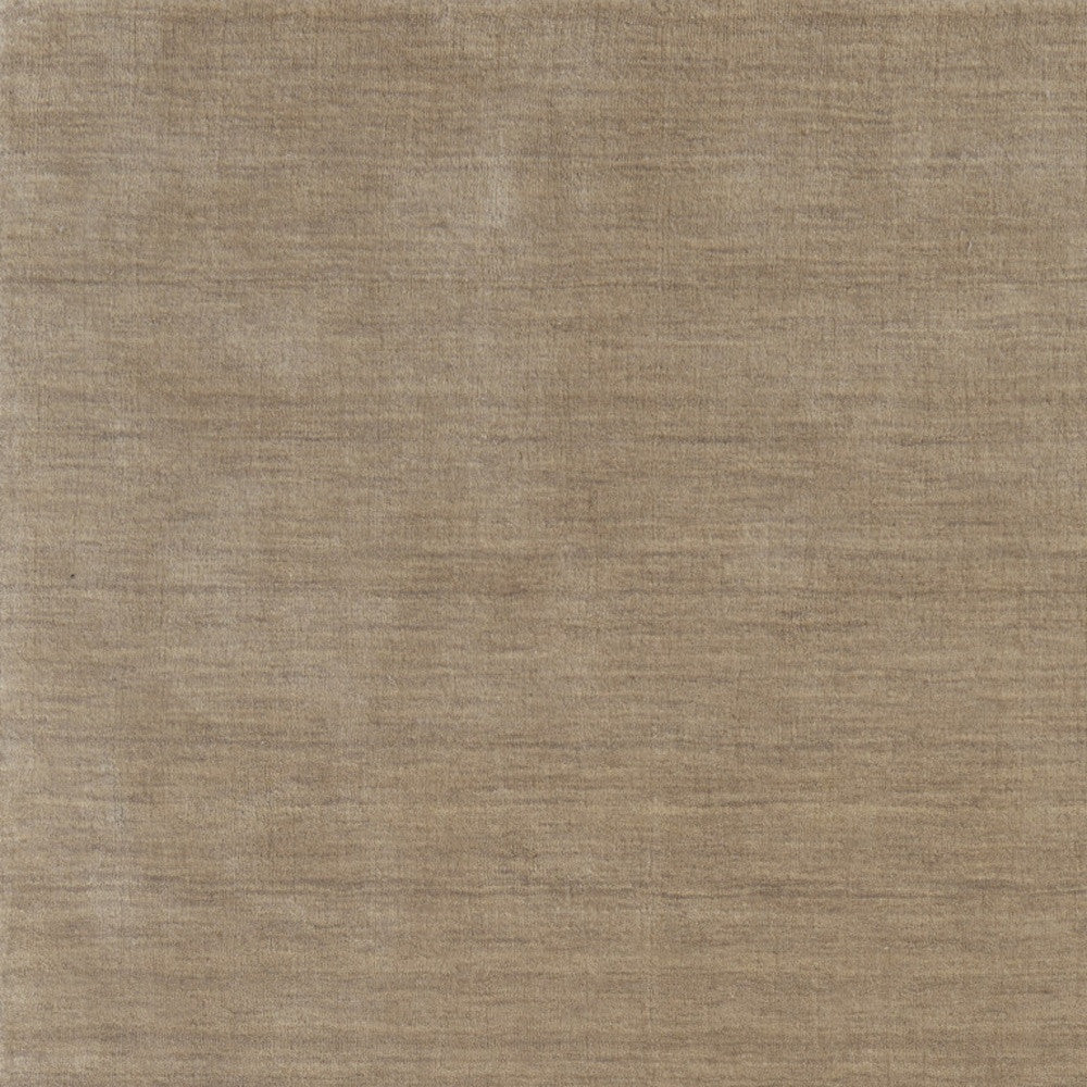 4' X 6' Tan Wool Hand Woven Area Rug