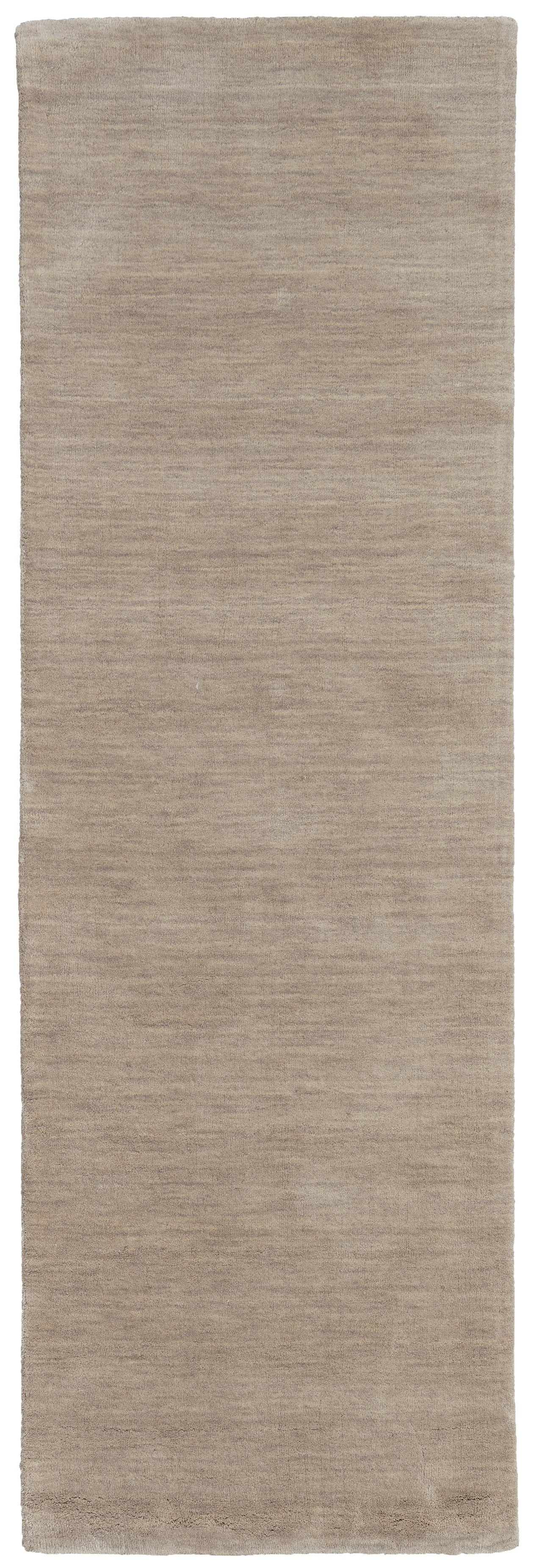 4' X 6' Tan Wool Hand Woven Area Rug
