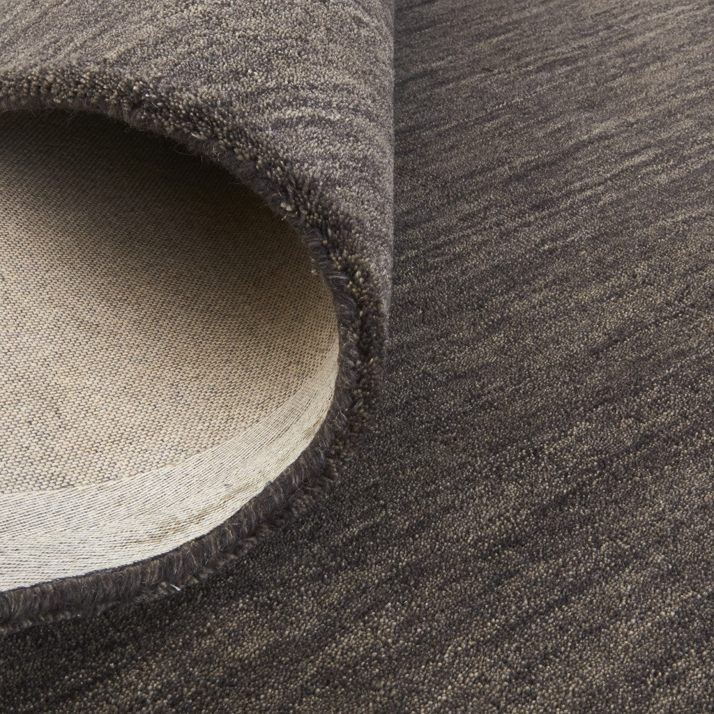 4' X 6' Tan Wool Hand Woven Area Rug