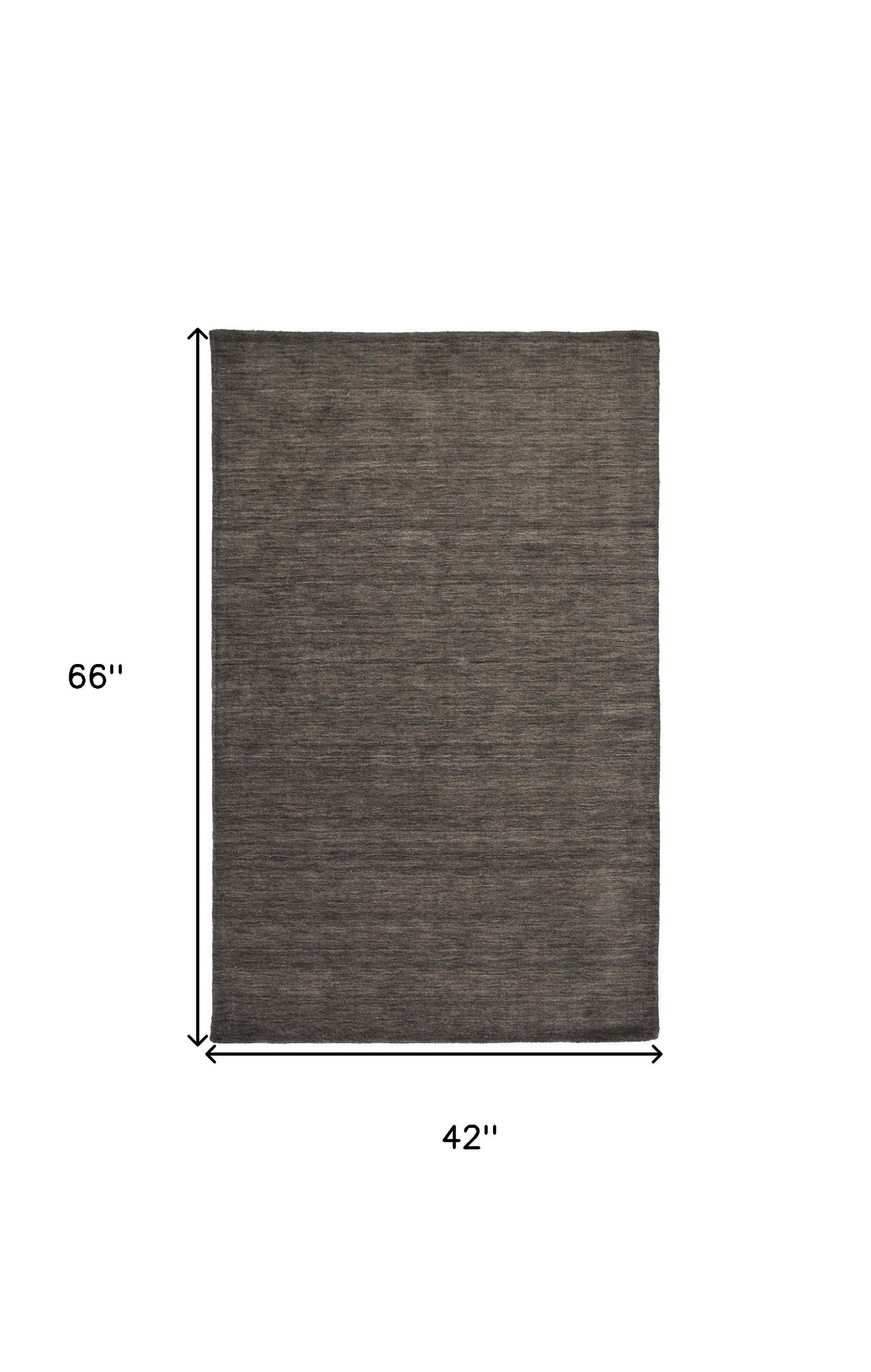4' X 6' Tan Wool Hand Woven Area Rug