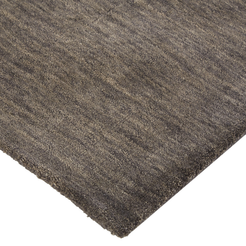 4' X 6' Tan Wool Hand Woven Area Rug