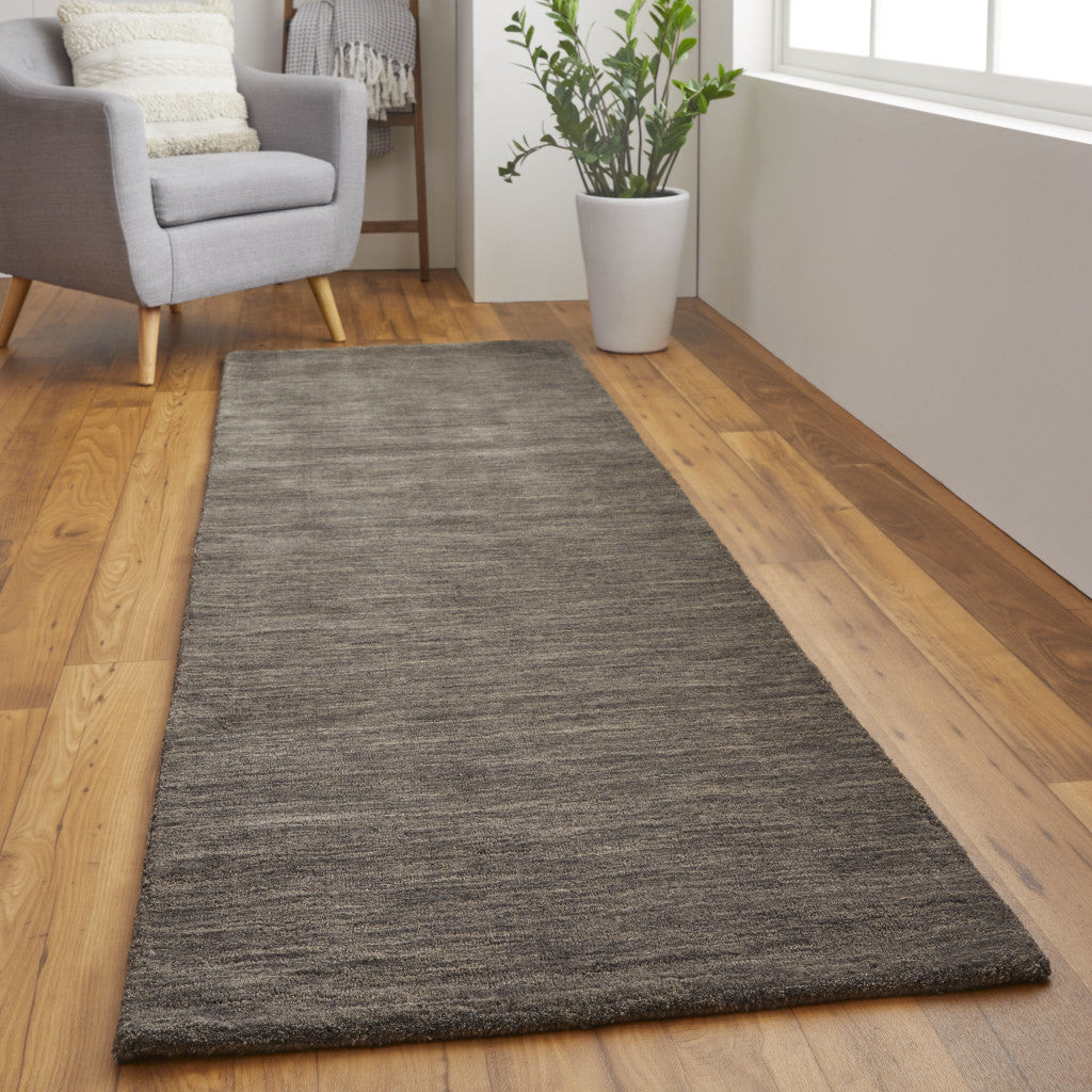 4' X 6' Tan Wool Hand Woven Area Rug