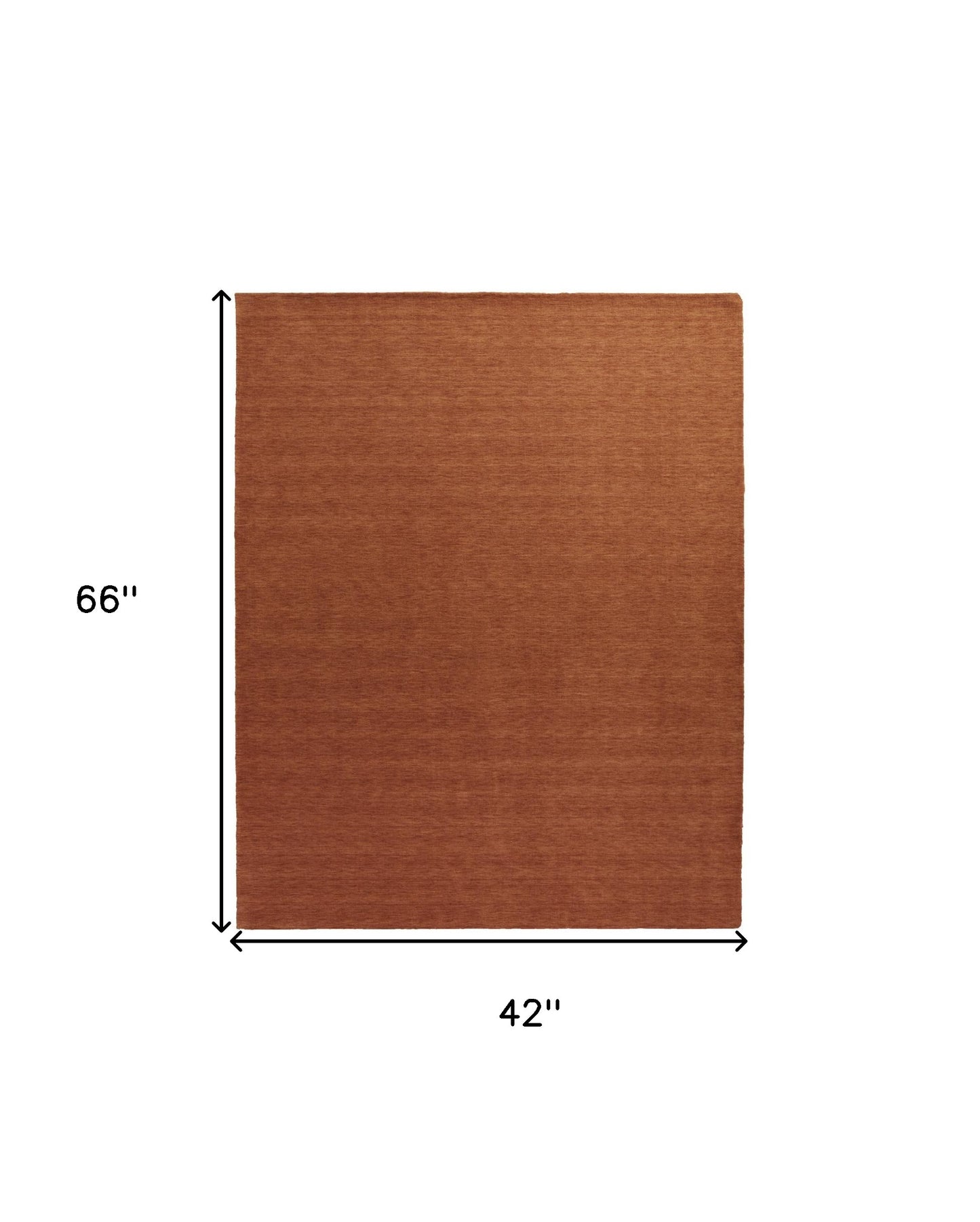 4' X 6' Tan Wool Hand Woven Area Rug