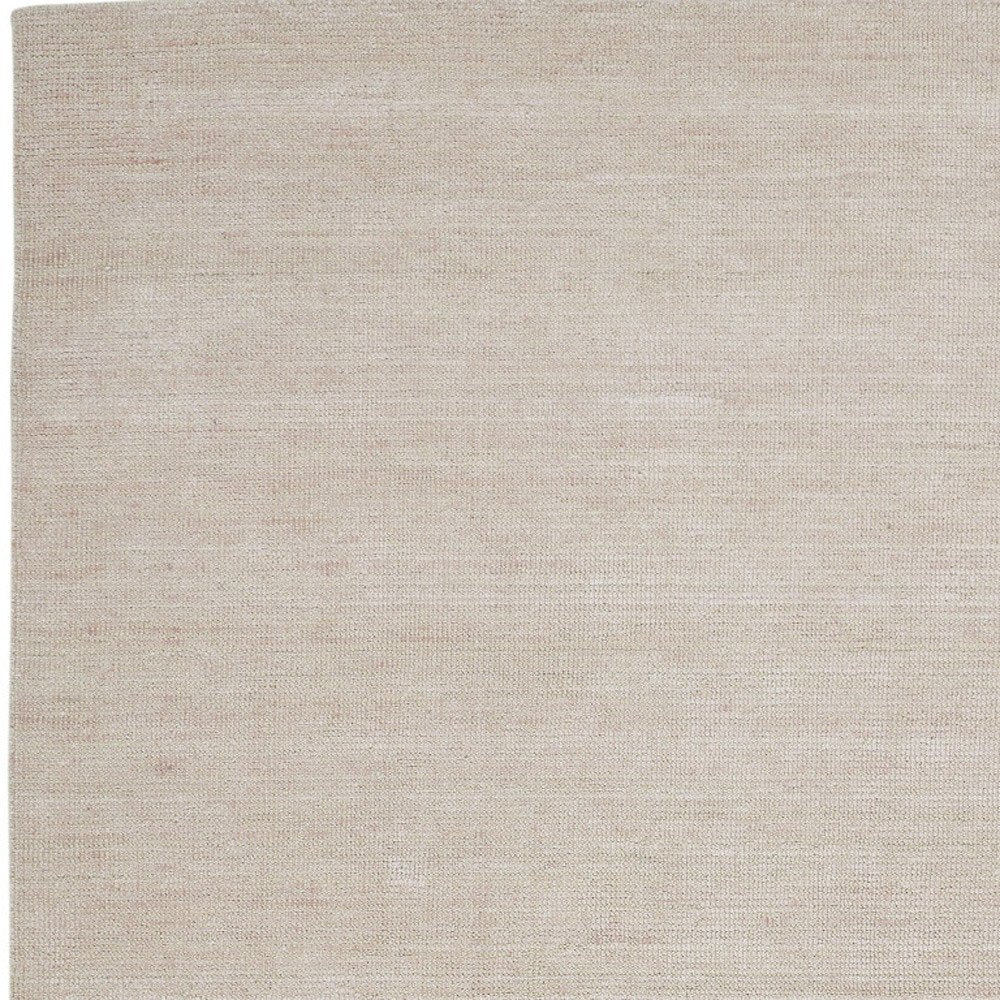 2' X 3' Tan Abstract Hand Woven Area Rug