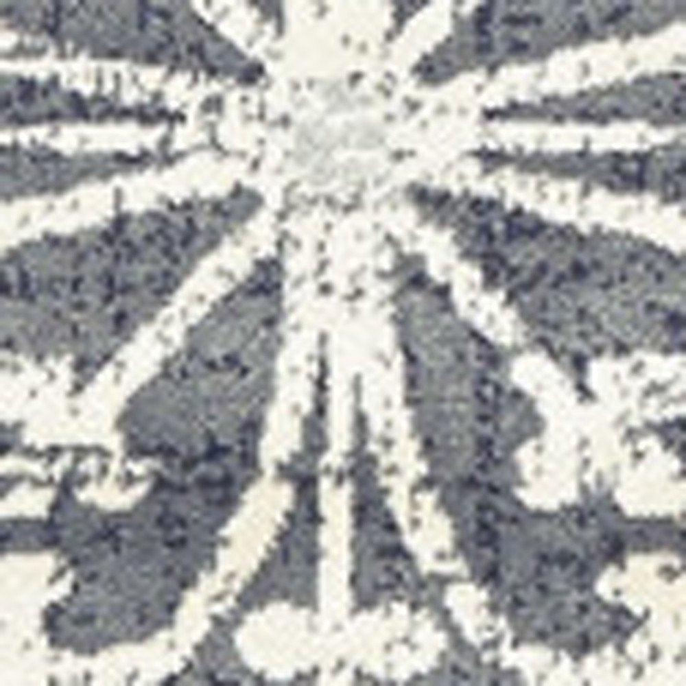 9' X 12' Tan and Gray Geometric Power Loom Area Rug