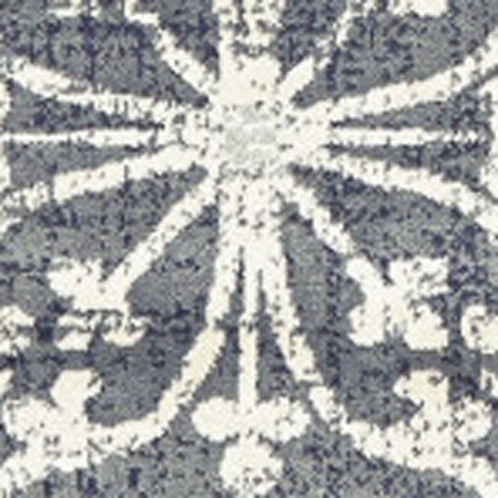 9' X 12' Tan and Gray Geometric Power Loom Area Rug