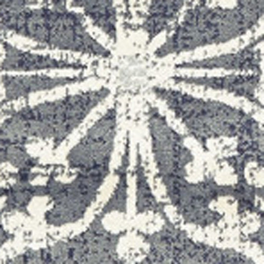 9' X 12' Tan and Gray Geometric Power Loom Area Rug