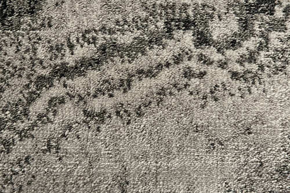 7' X 10' Ivory Gray and Tan Abstract Power Loom Area Rug